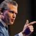 US Defense Secretary Pete Hegseth delivers his speech during 22nd Shangri-La Dialogue summit in Singapore, Saturday, May 31, 2025. [AP Photo/Anupam Nath]